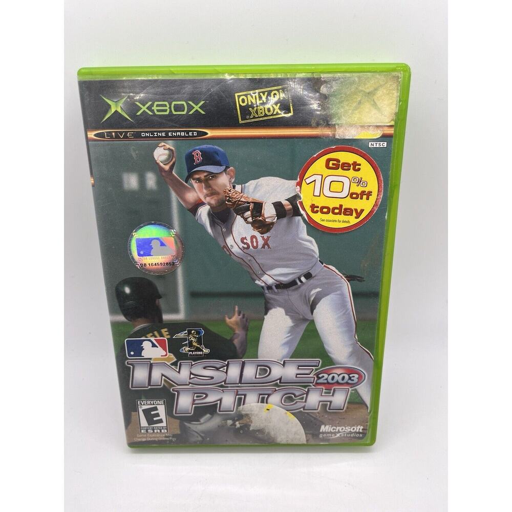 MLB Inside Pitch 2003 (Microsoft Xbox) Complete w/ Manual - Tested